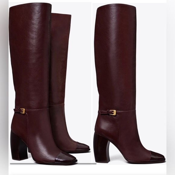 Tory Burch Banana Heel Buckle Boot - Picture 5 of 7